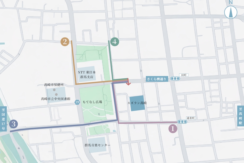 駐車場のご案内